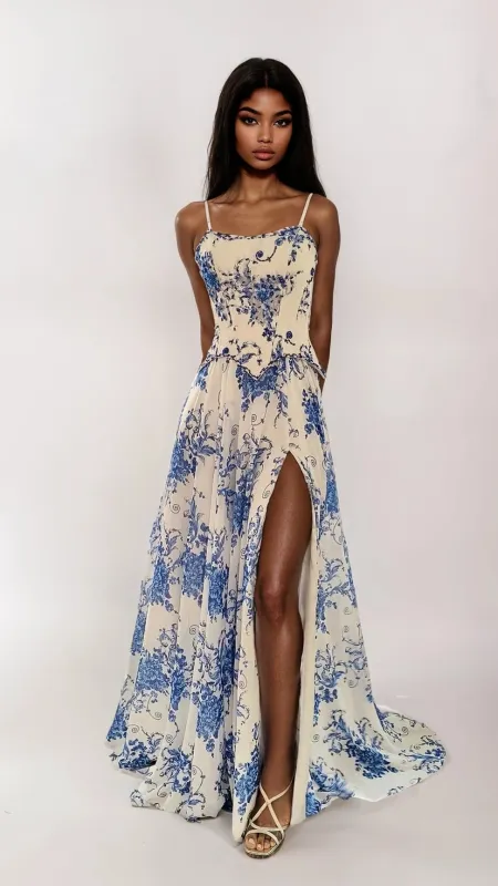 Long Prom Dress: Dave and Johnny 12960 sold by PromGirl