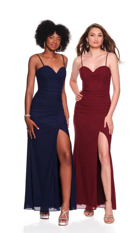 Long Prom Dress: Dave and Johnny 12849 made by PromGirl