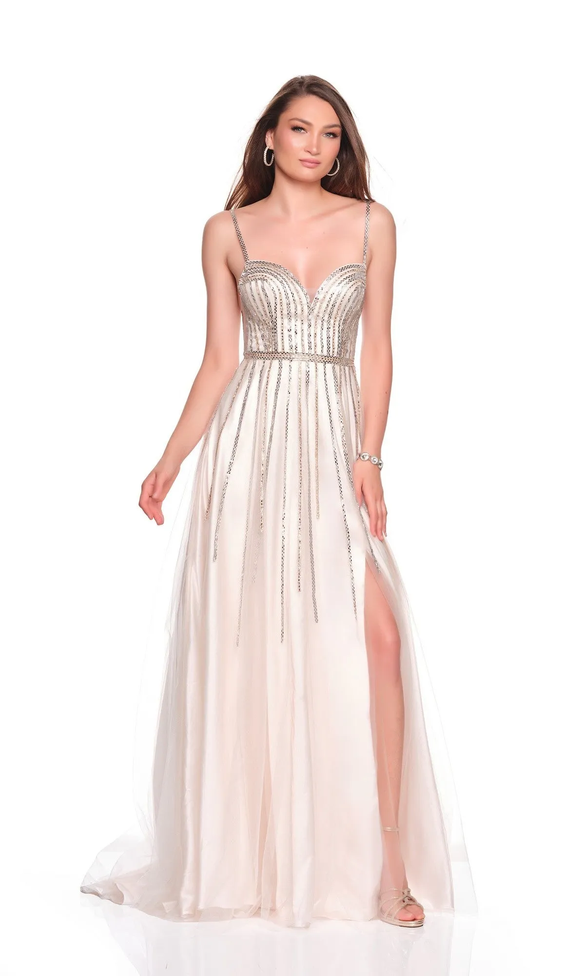 Long Prom Dress: Dave and Johnny 12842 sold by PromGirl