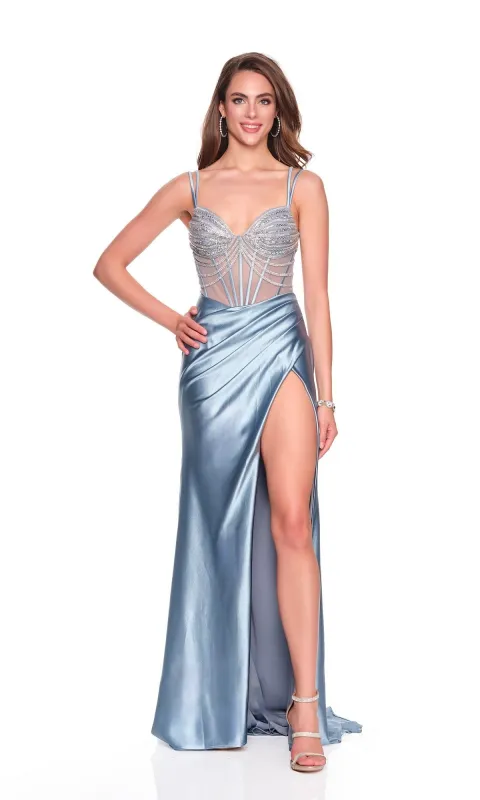 Long Prom Dress: Dave and Johnny 12822 sold by PromGirl