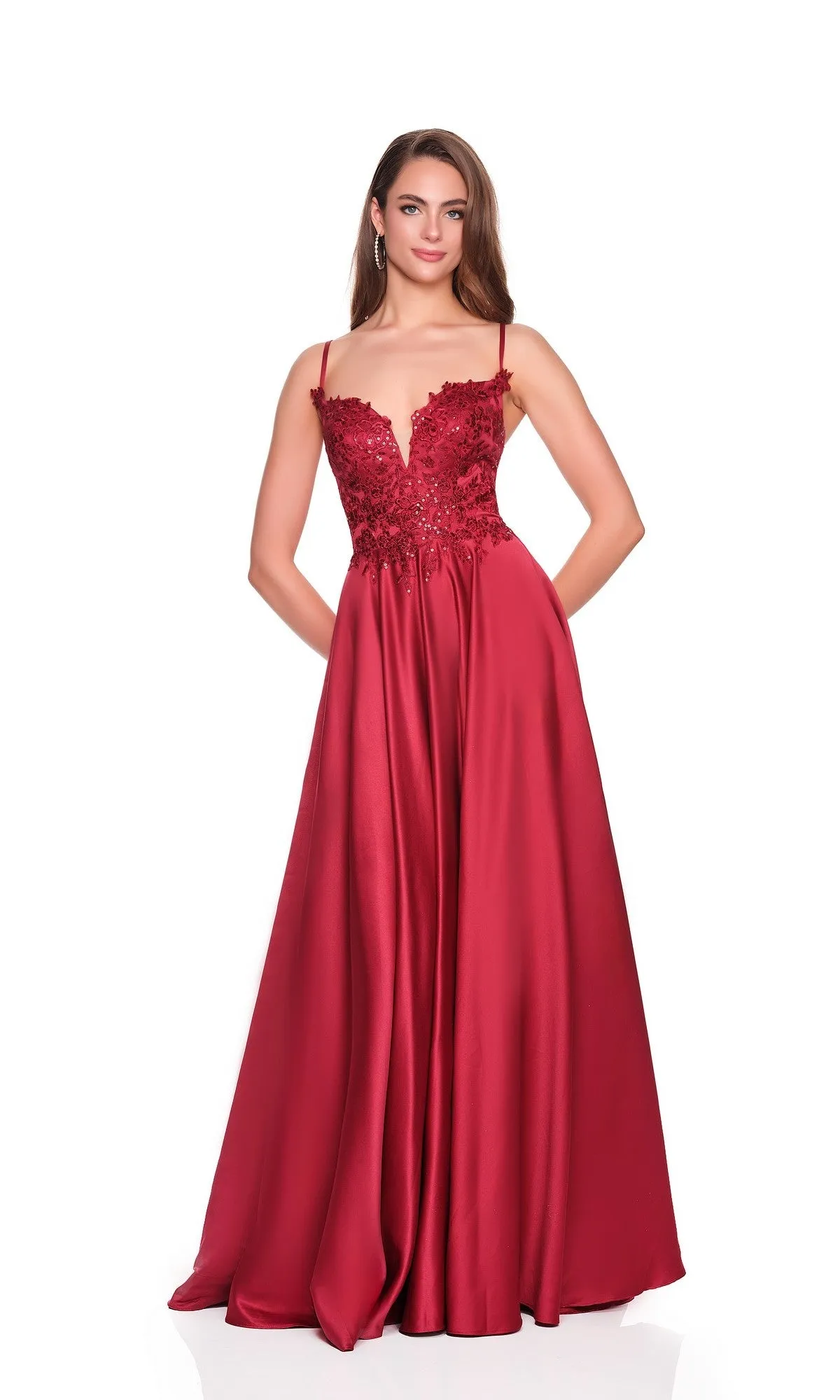 Long Prom Dress: Dave and Johnny 12873 sold by PromGirl