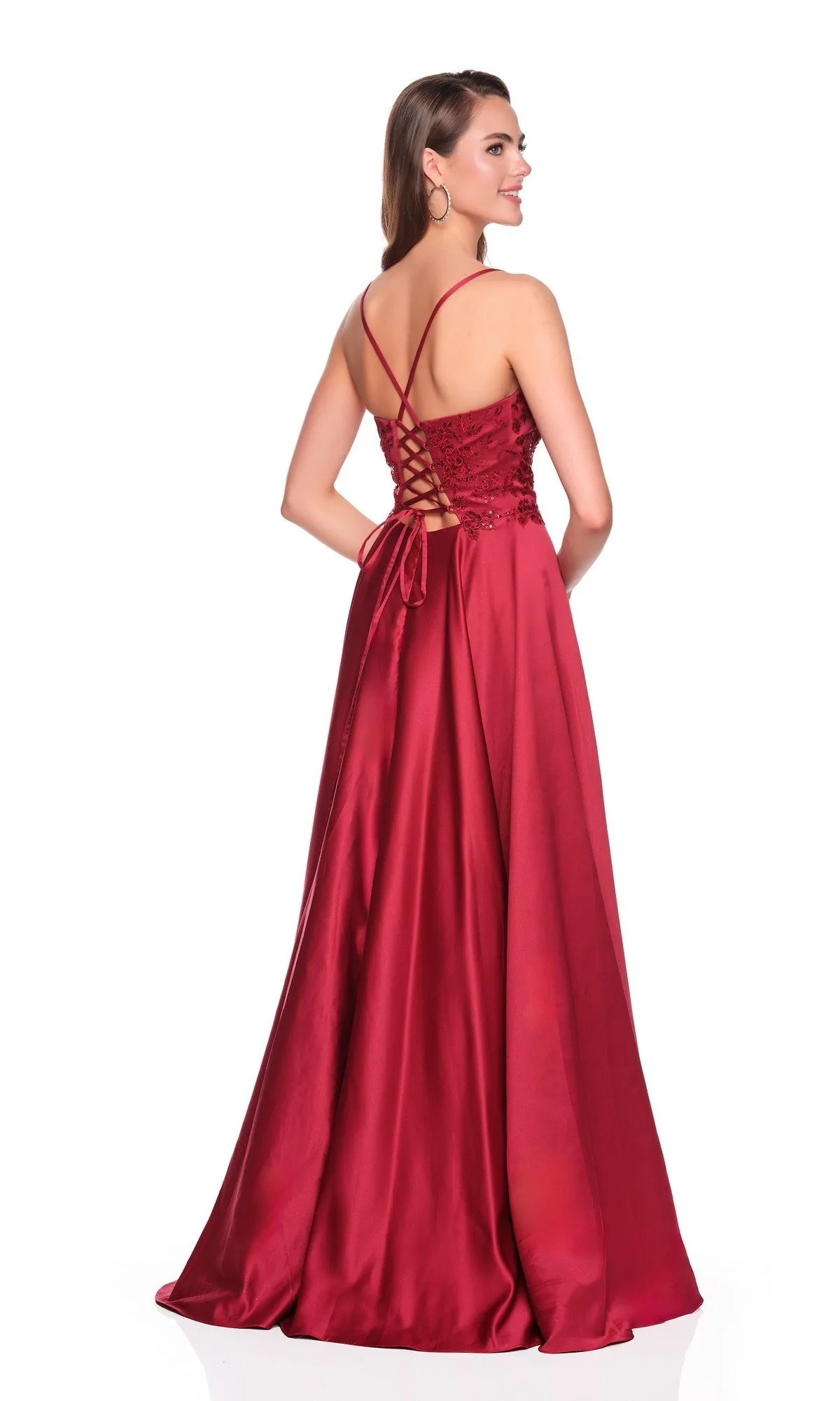 Long Prom Dress: Dave and Johnny 12873 sold by PromGirl product image thumbnail 2