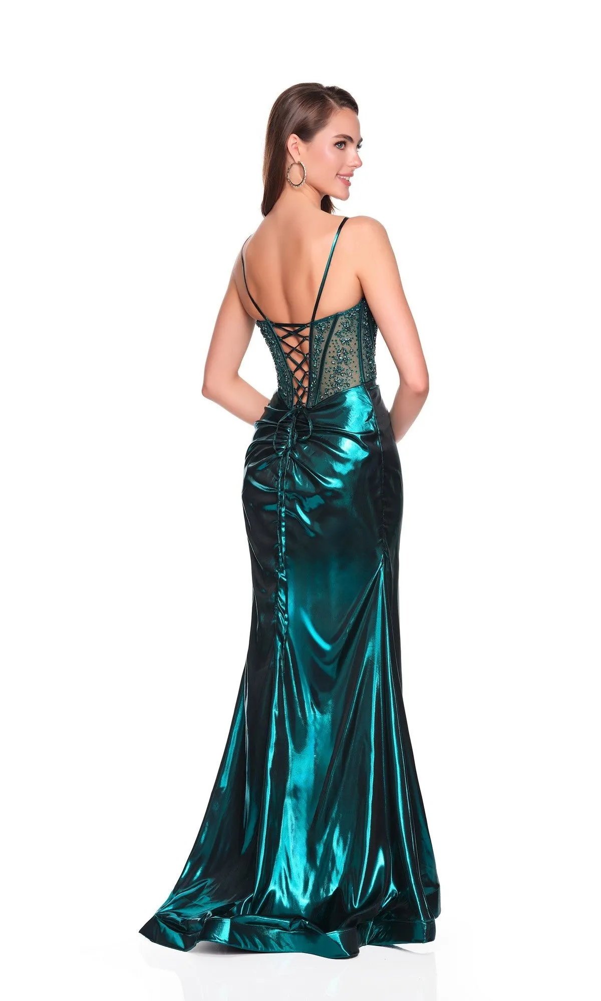 Long Prom Dress: Dave and Johnny 12886 sold by PromGirl product image thumbnail 2