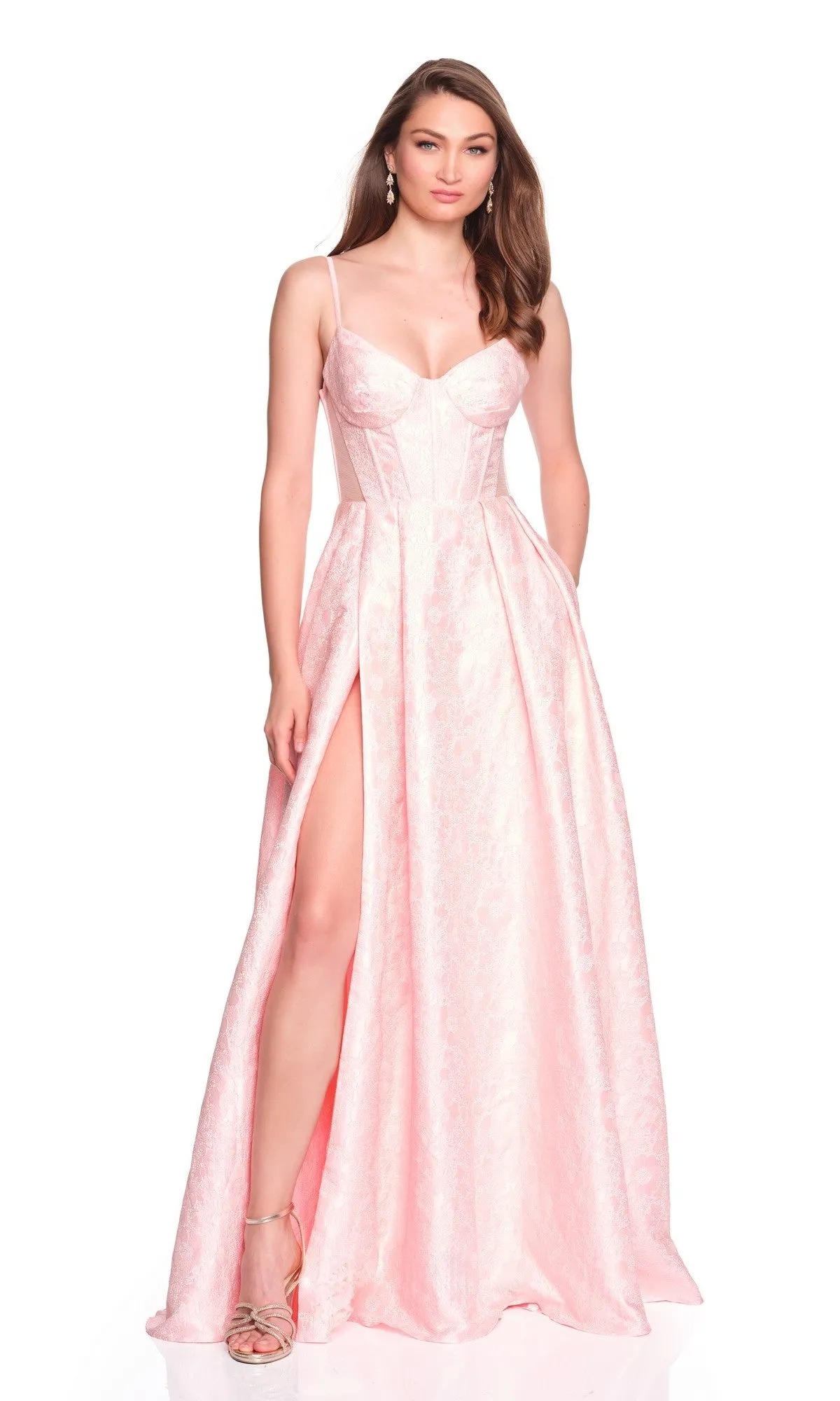 Long Prom Dress: Dave and Johnny 12885 sold by PromGirl