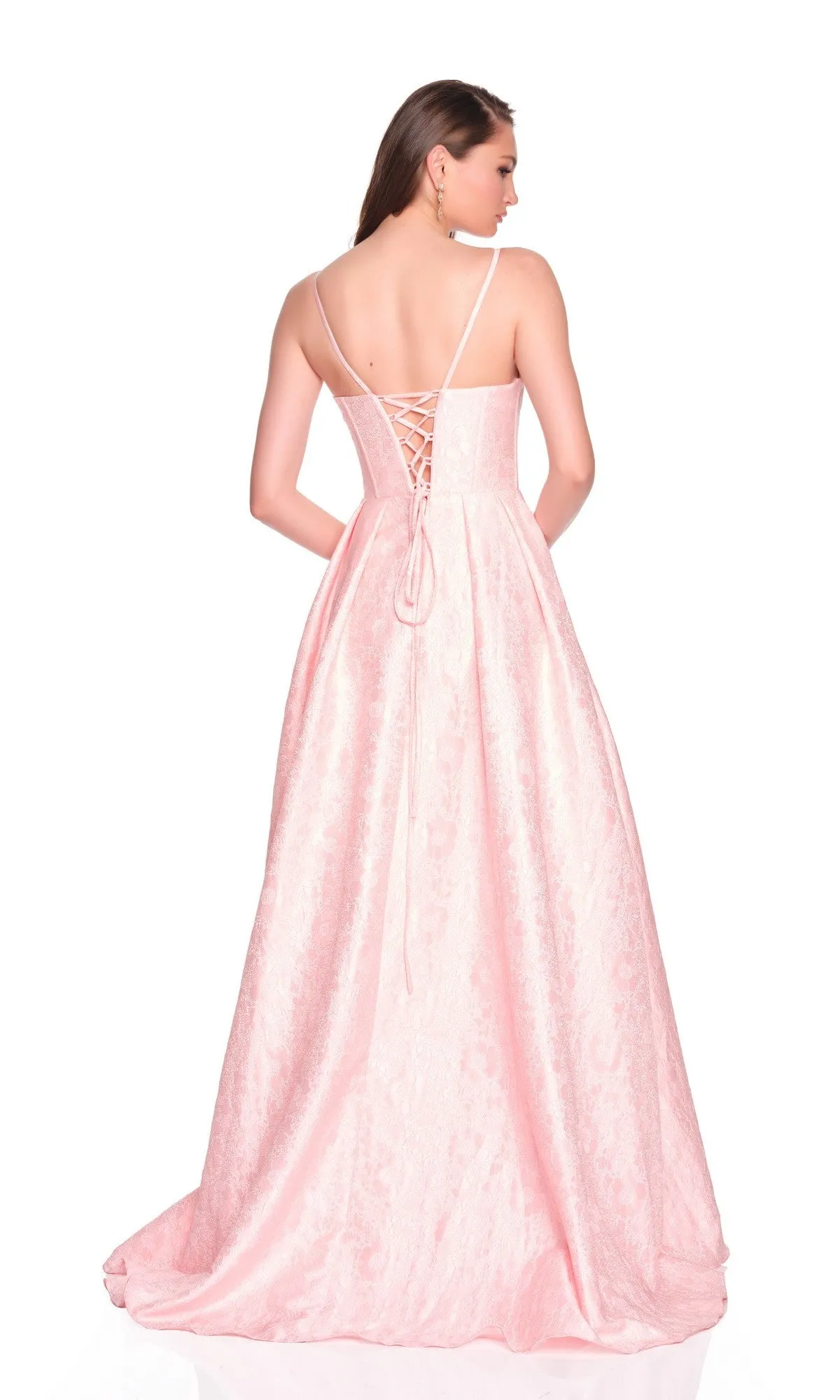 Long Prom Dress: Dave and Johnny 12885 sold by PromGirl product image thumbnail 2