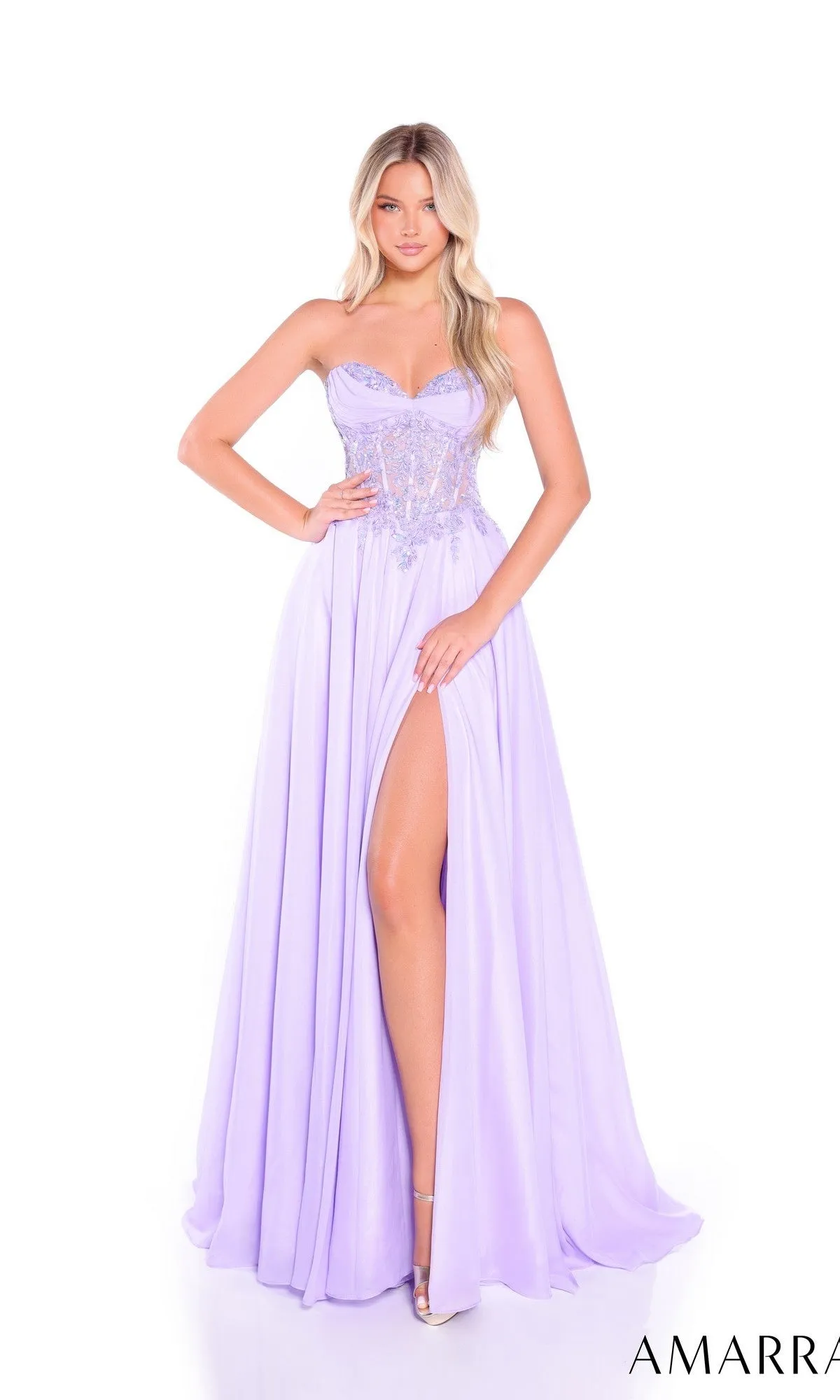 Long Prom Dress: Amarra 89315 sold by PromGirl product image thumbnail 3