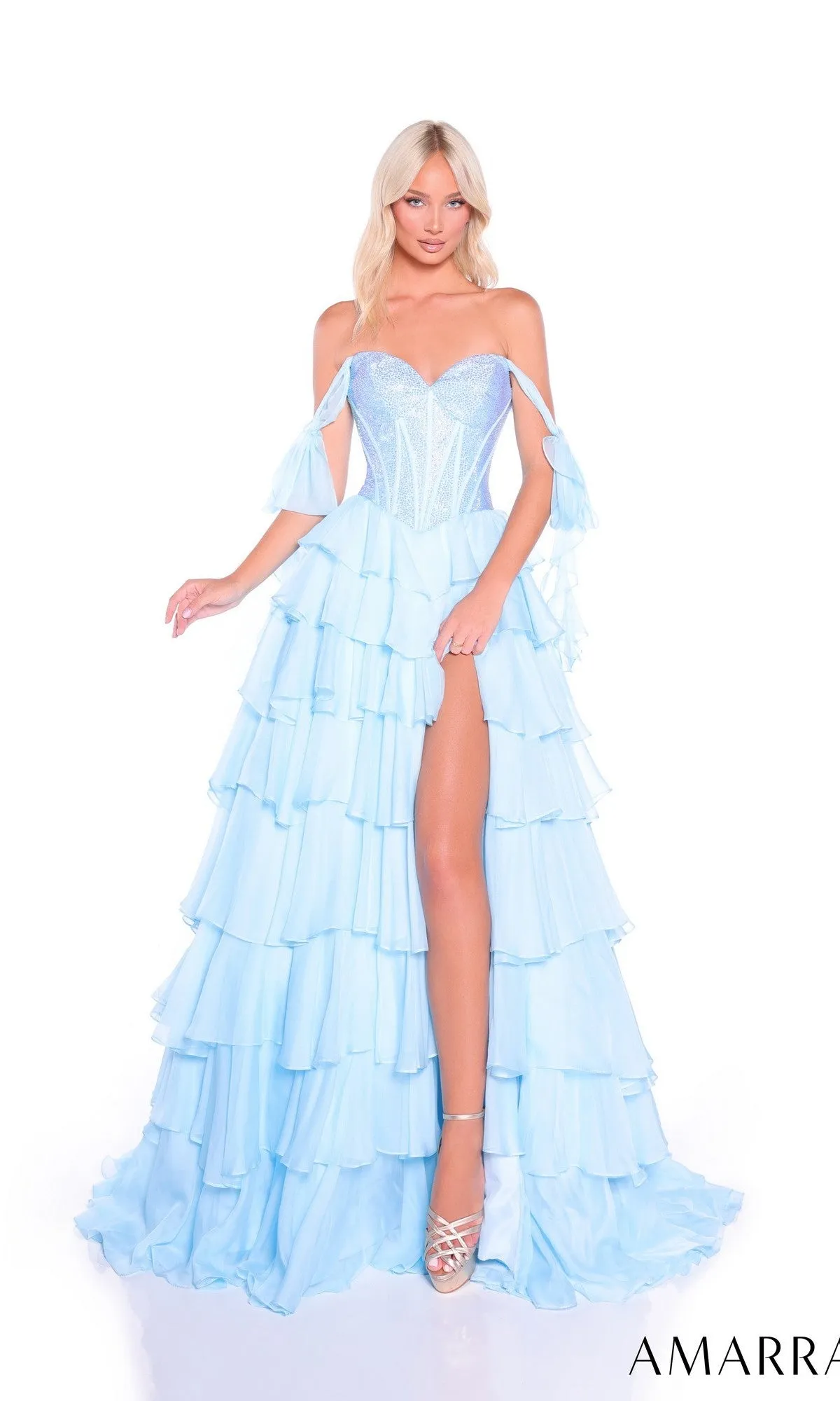 Long Prom Dress: Amarra 89285 sold by PromGirl product image thumbnail 3