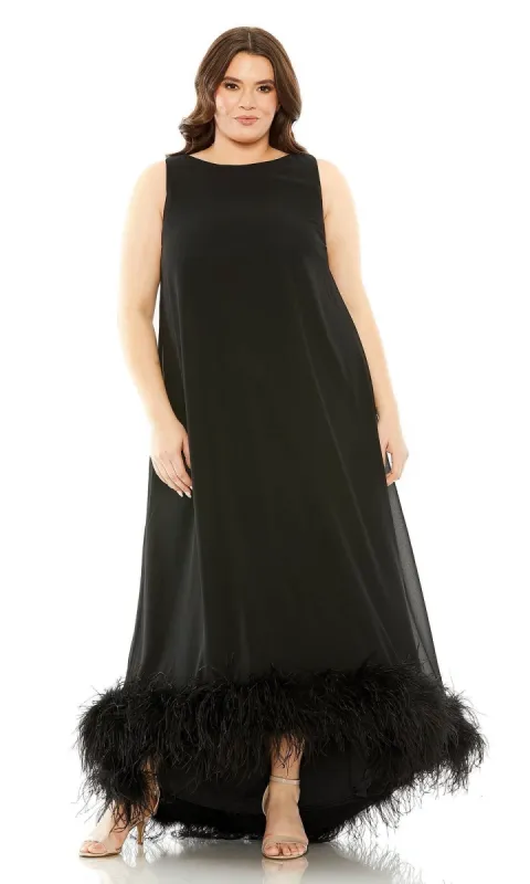 Plus-Size Long Formal Dress: Mac Duggal 11819 sold by PromGirl