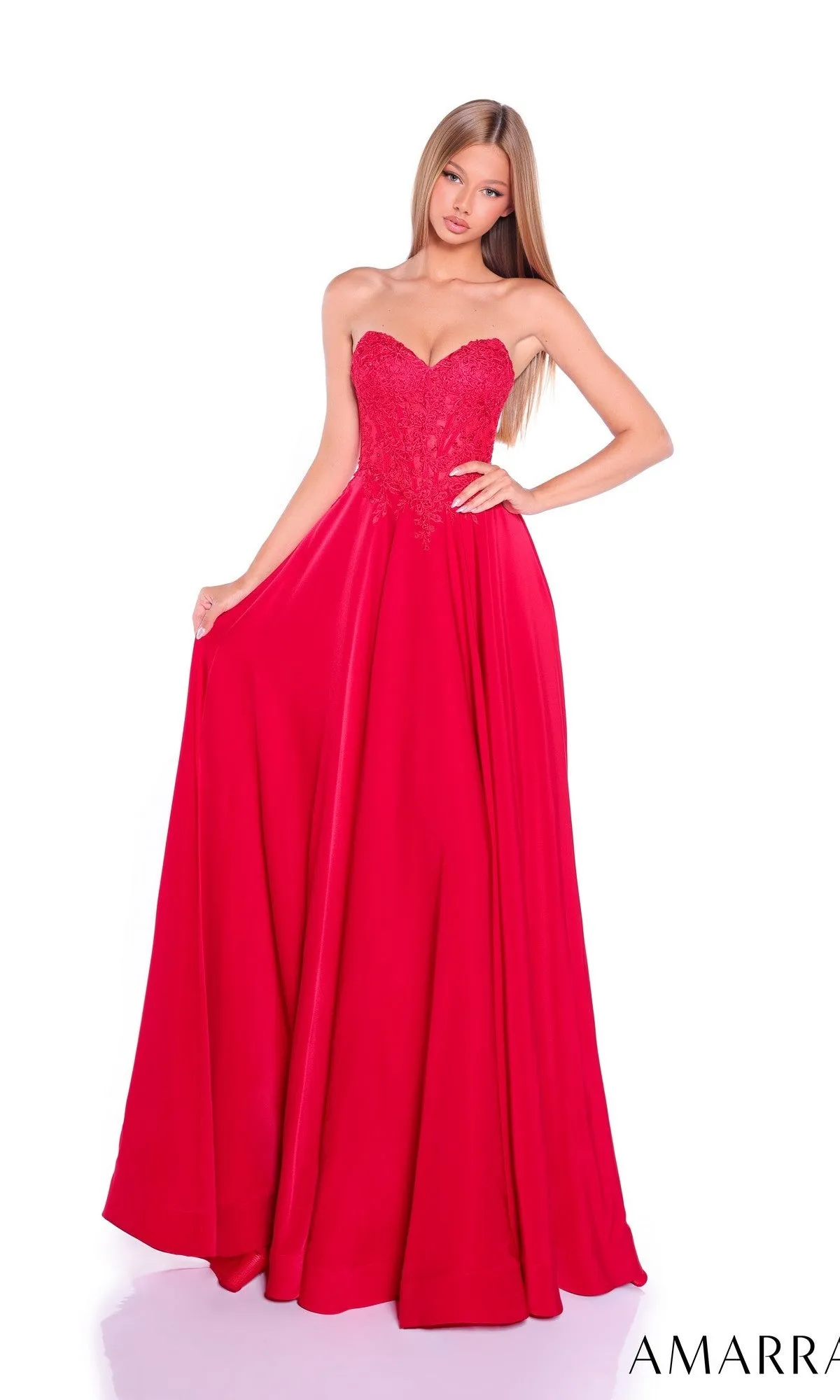 Long Prom Dress: Amarra 89433 sold by PromGirl product image thumbnail 3
