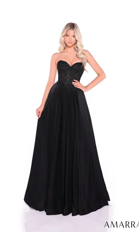 Long Prom Dress: Amarra 89433 sold by PromGirl
