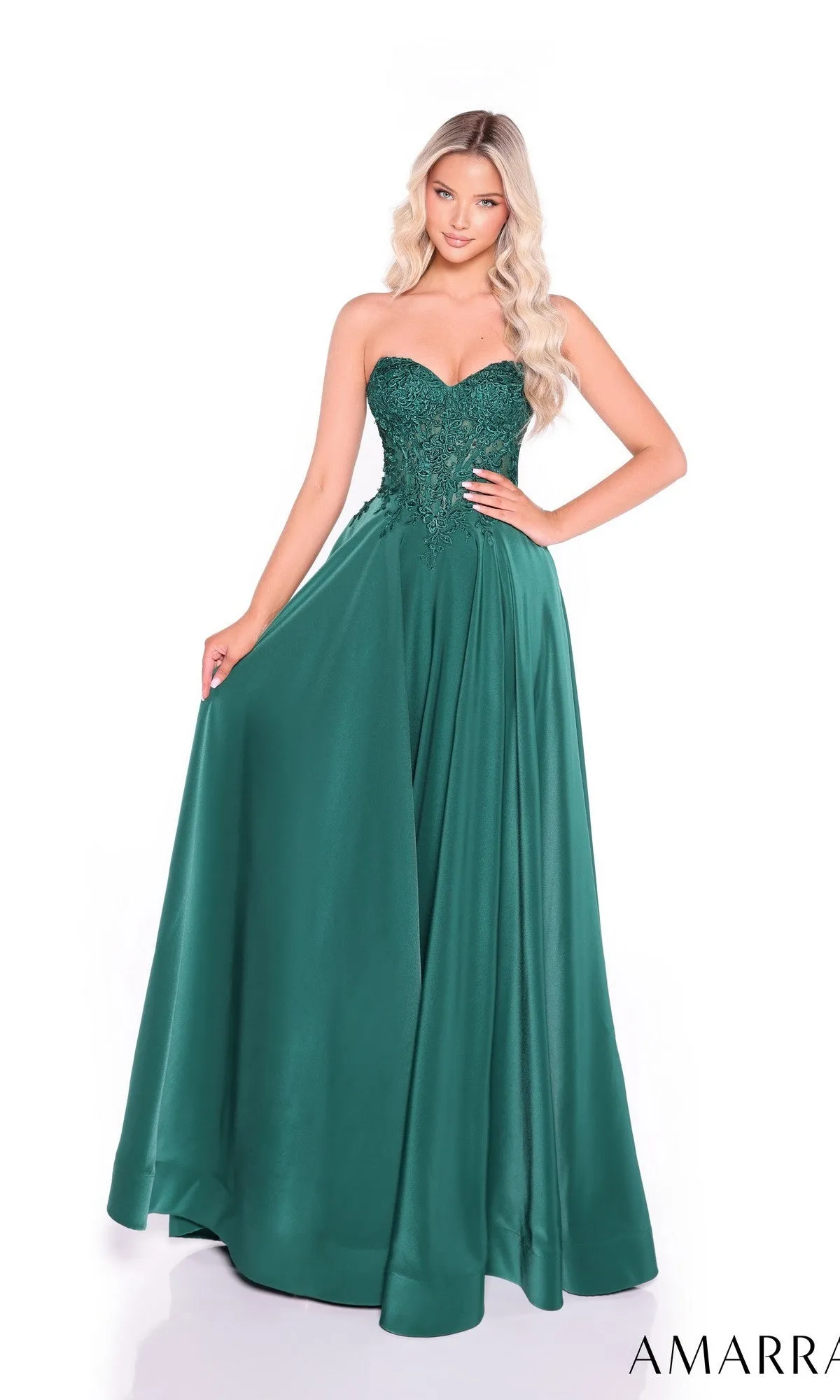 Long Prom Dress: Amarra 89433 sold by PromGirl product image thumbnail 2