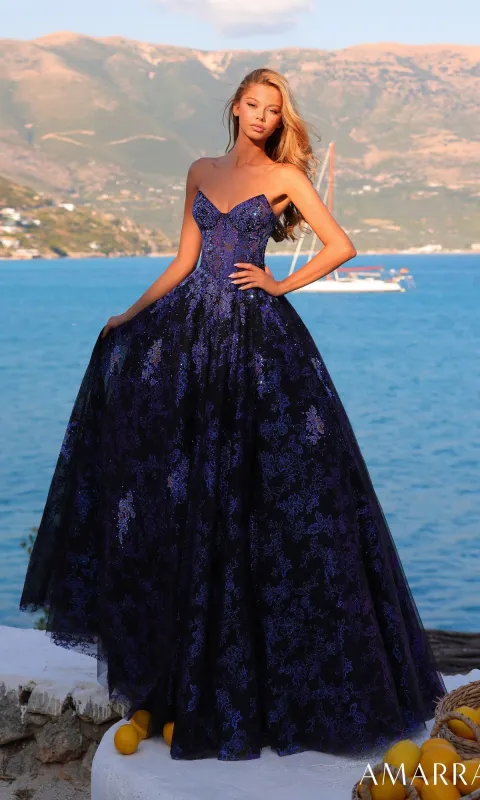 Long Prom Dress: Amarra 89415 sold by PromGirl