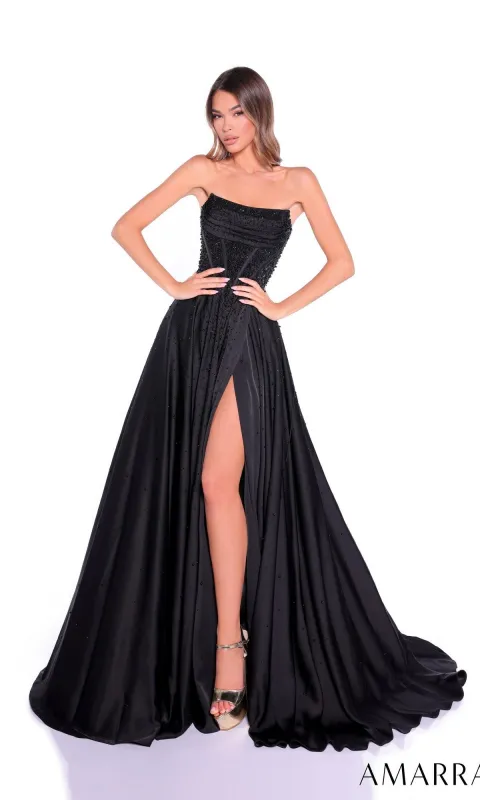 Long Prom Dress: Amarra 89387 sold by PromGirl