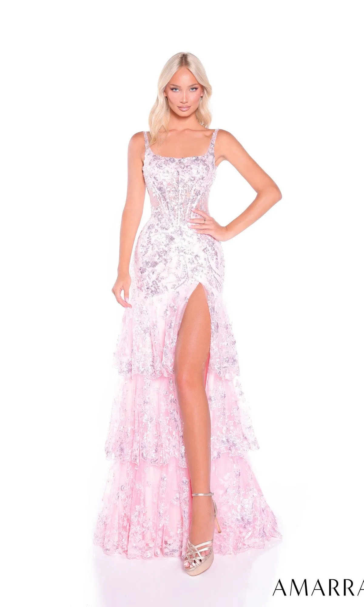 Long Prom Dress: Amarra 89377 sold by PromGirl product image thumbnail 4