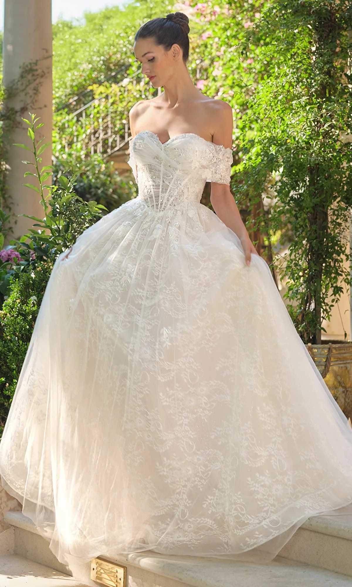Long Wedding Dress: Andrea and Leo WL090 sold by PromGirl product image thumbnail 5