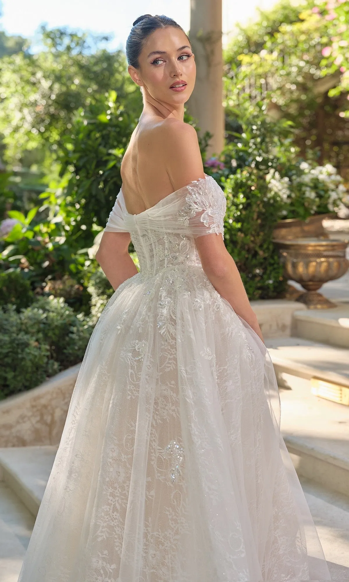 Long Wedding Dress: Andrea and Leo WL090 sold by PromGirl product image thumbnail 4
