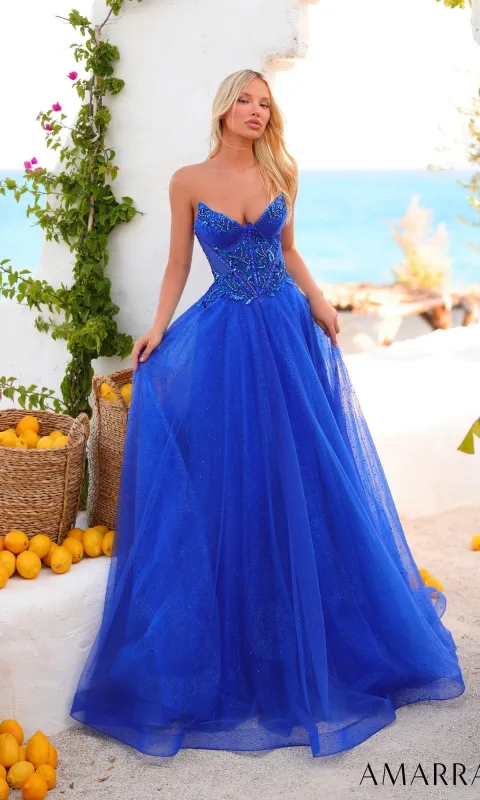 Long Prom Dress: Amarra 89488 sold by PromGirl