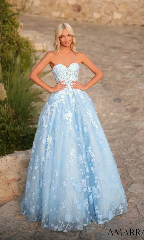 Long Prom Dress: Amarra 89513 sold by PromGirl