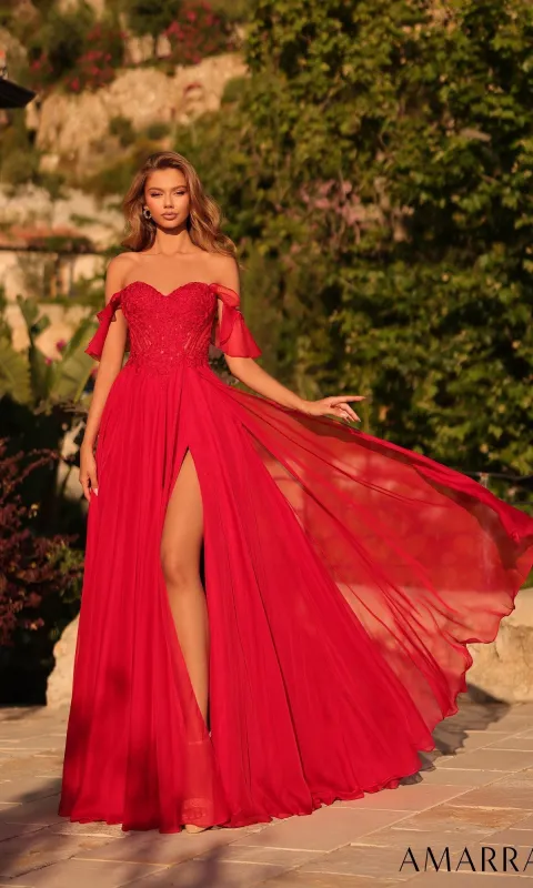 Long Prom Dress: Amarra 89481 sold by PromGirl