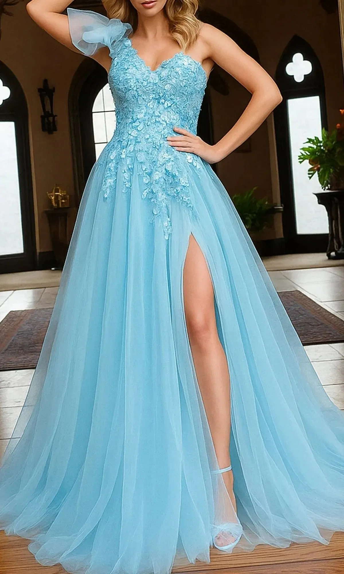 Long Prom Dress: Jovani 23951 sold by PromGirl product image thumbnail 3
