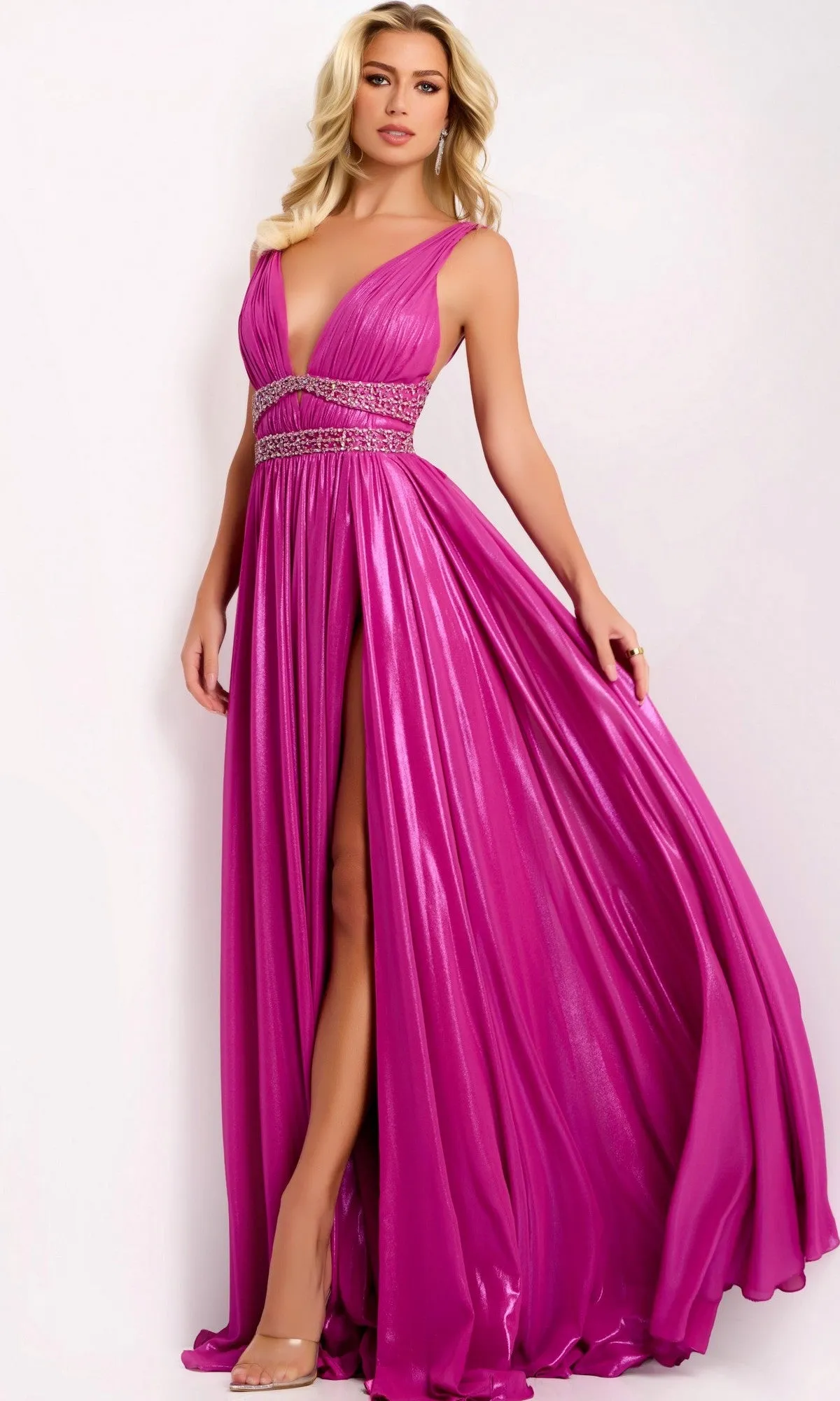 Long Prom Dress: Jovani 42817 sold by PromGirl