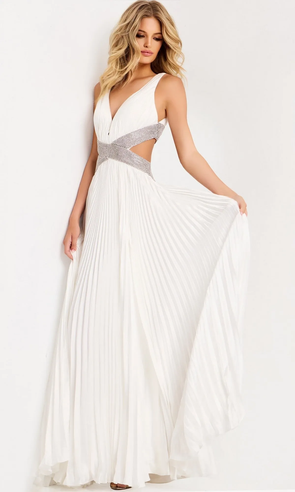 Long Prom Dress: Jovani 42811 sold by PromGirl product image thumbnail 4