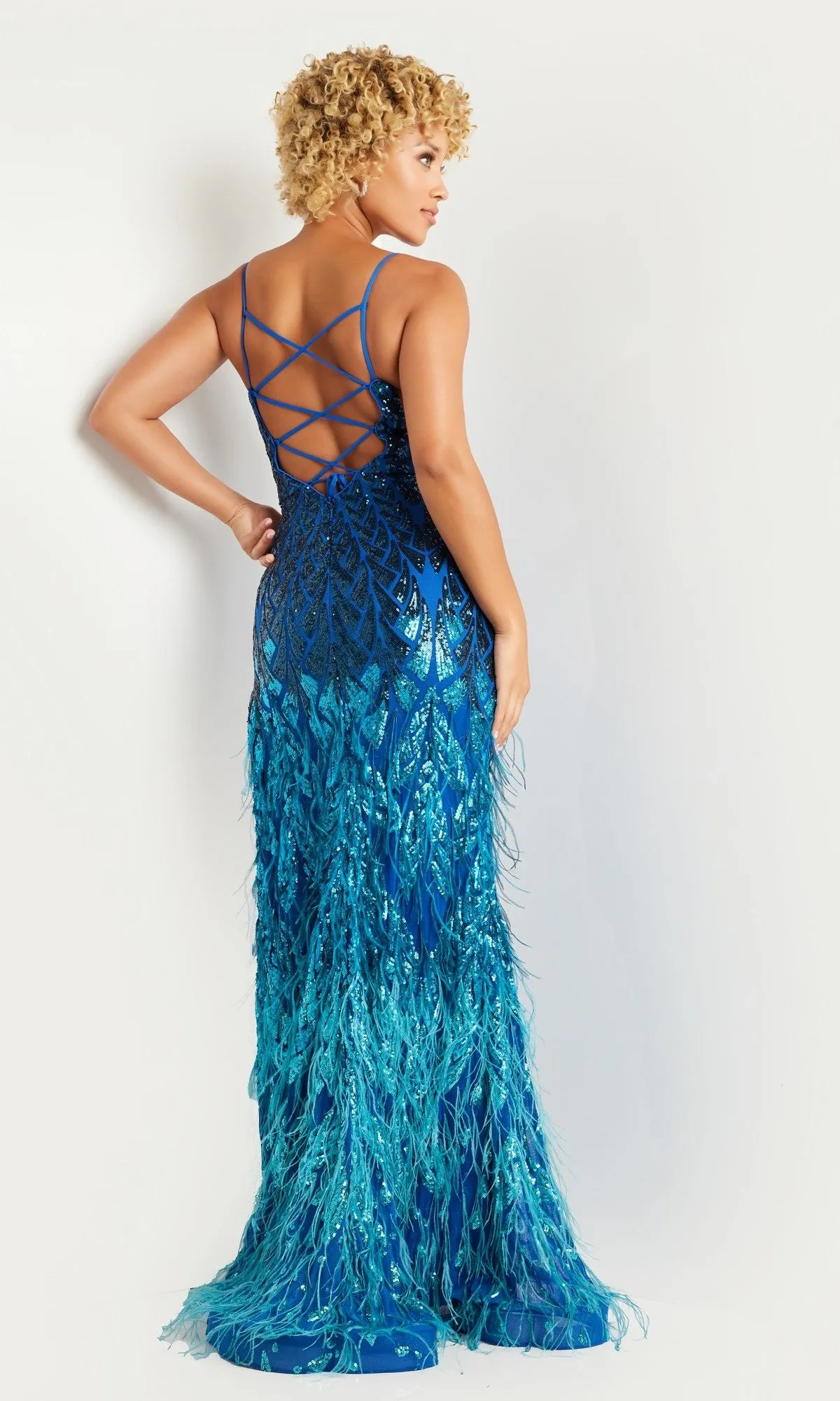 Long Prom Dress: Jovani 37678 sold by PromGirl product image thumbnail 2