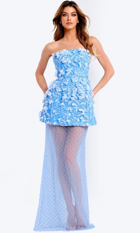 Long Prom Dress: Jovani 45874 sold by PromGirl