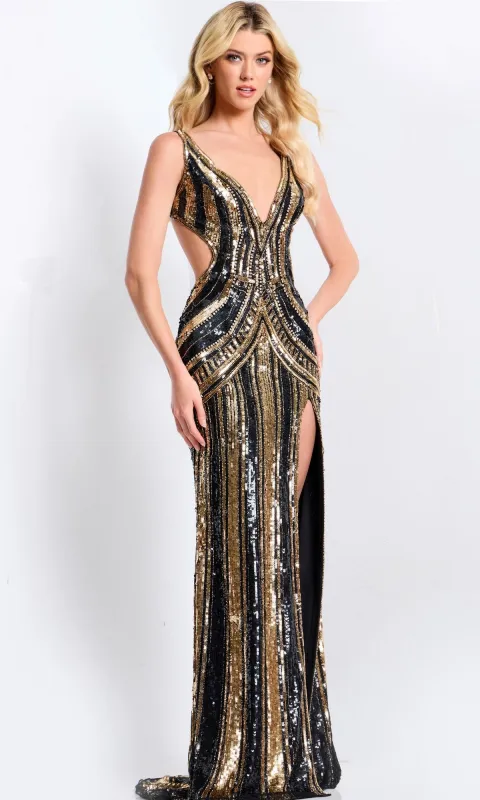 Long Prom Dress: Jovani 43953 sold by PromGirl