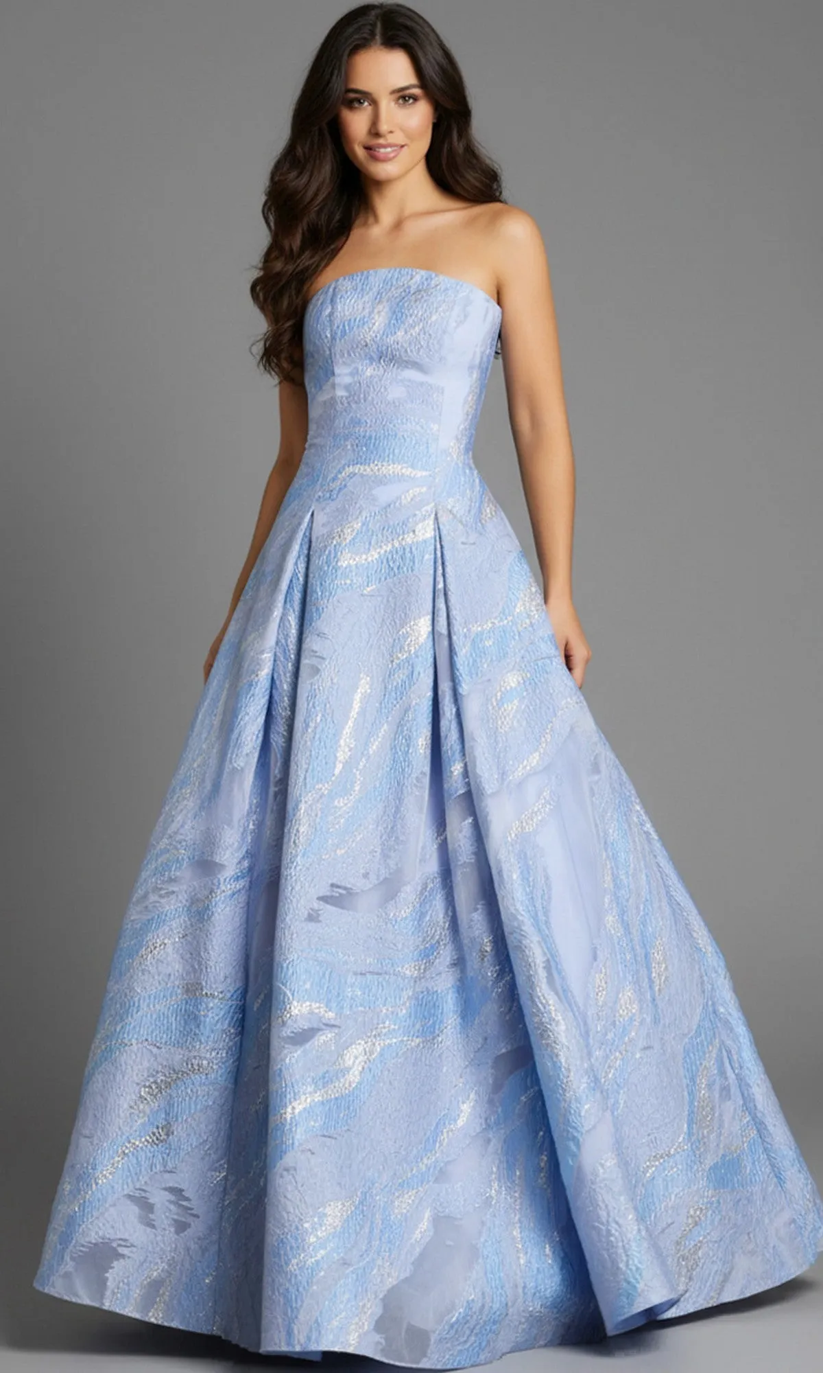 Strapless Long Prom Ball Gown: Jovani 44369 sold by PromGirl product image thumbnail 3