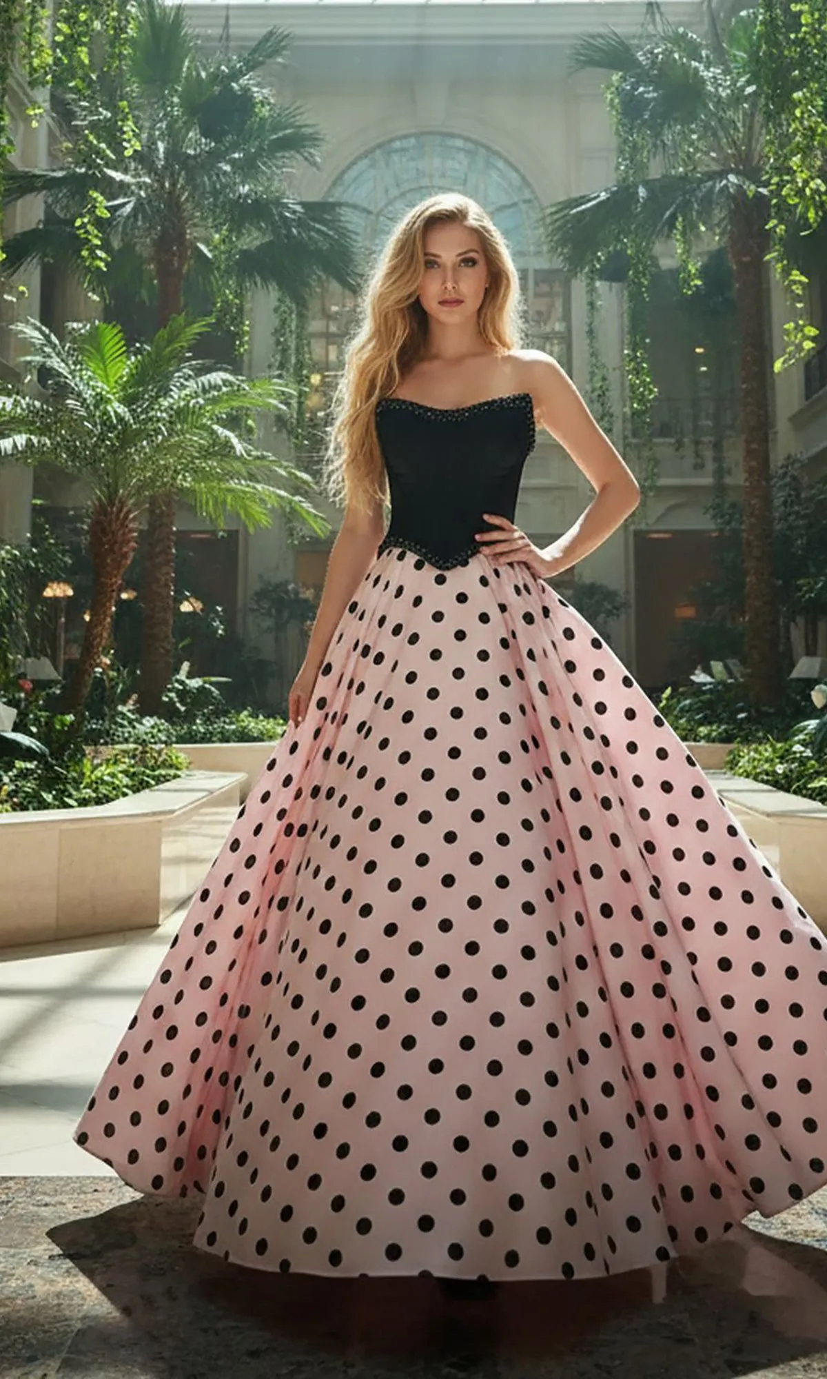 Two-Piece Strapless Prom Gown: Amelia Couture 8071 sold by PromGirl product image thumbnail 4