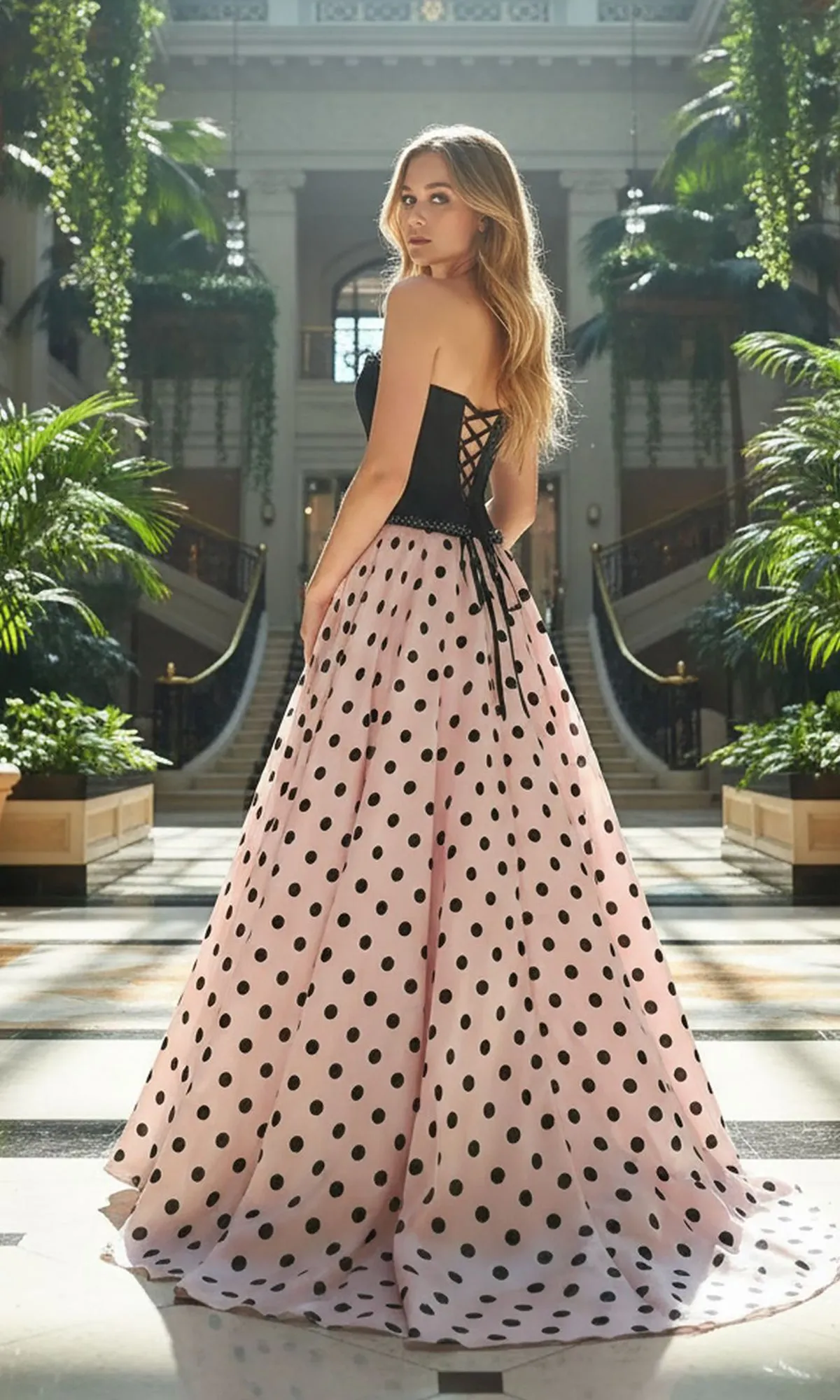 Two-Piece Strapless Prom Gown: Amelia Couture 8071 sold by PromGirl product image thumbnail 2