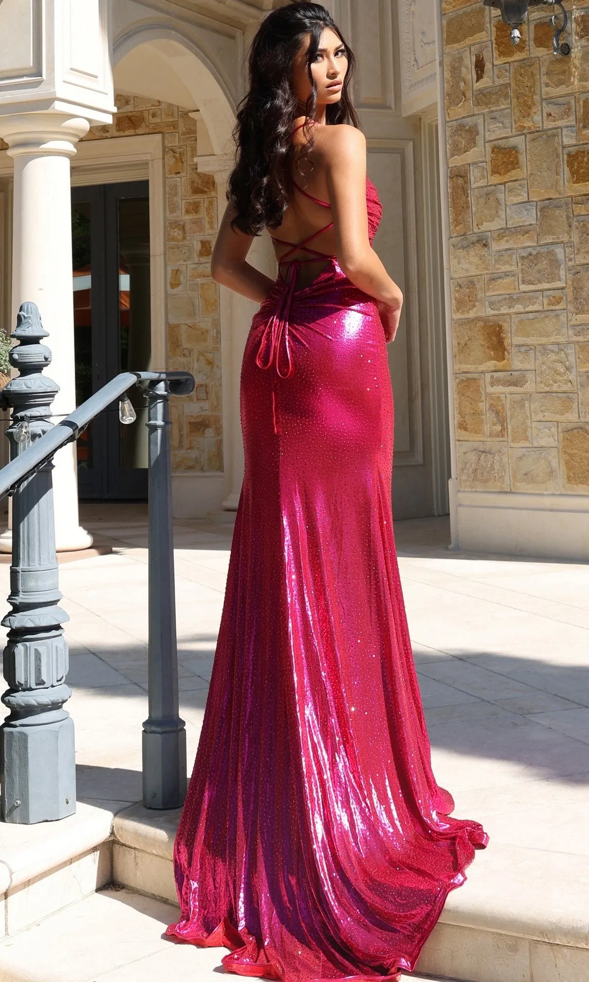 Long Prom Dress: Jovani 47752 sold by PromGirl product image thumbnail 2