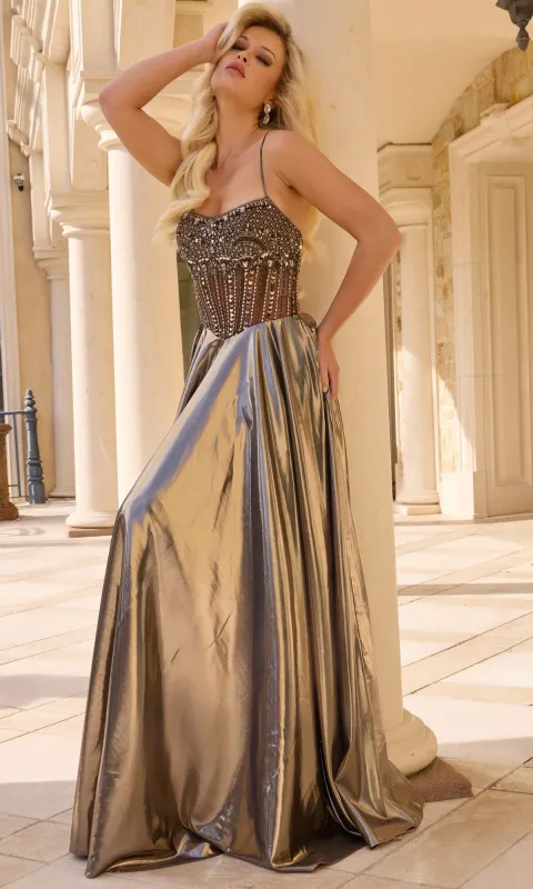 Long Prom Dress: Jovani 47324 sold by PromGirl
