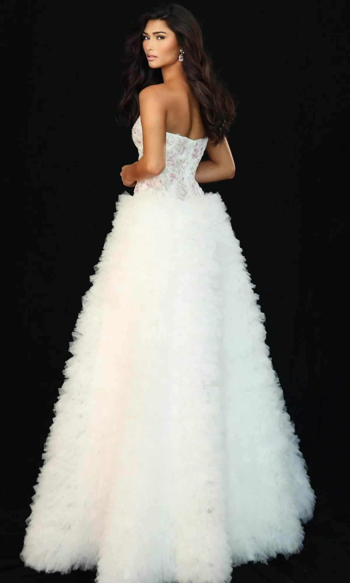 Long Prom Dress: Jovani 45636 sold by PromGirl product image thumbnail 2