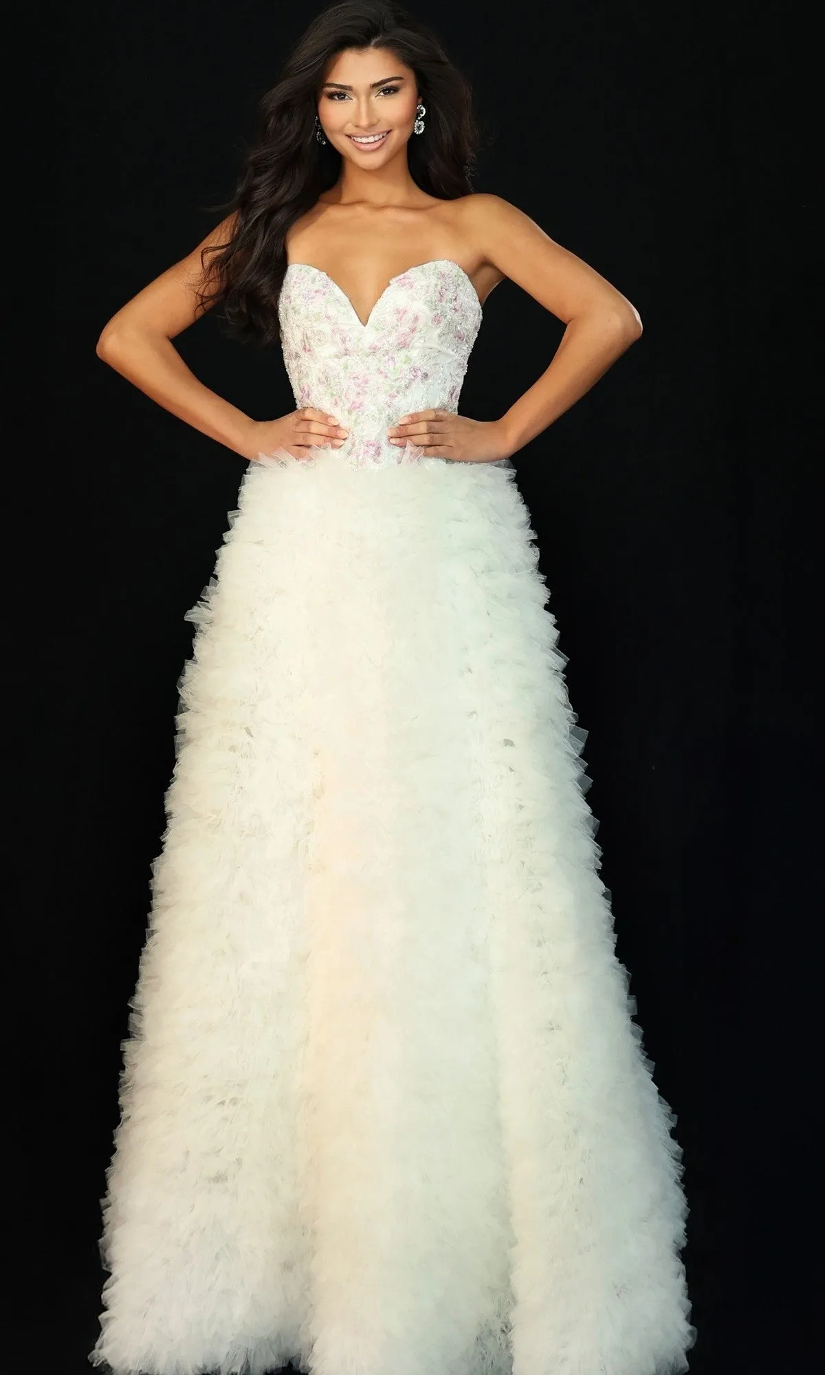 Long Prom Dress: Jovani 45636 sold by PromGirl product image thumbnail 3