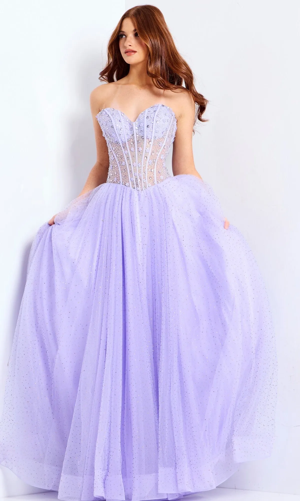 Long Prom Dress: Jovani 48309 sold by PromGirl product image thumbnail 3