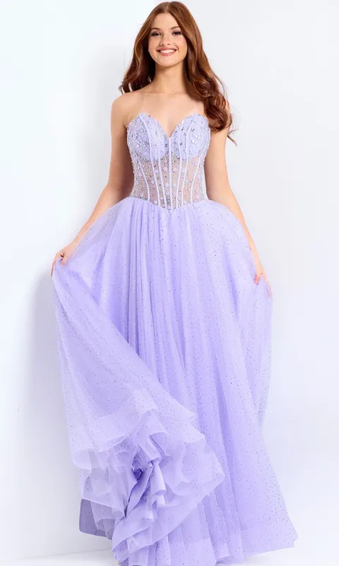 Long Prom Dress: Jovani 48309 sold by PromGirl