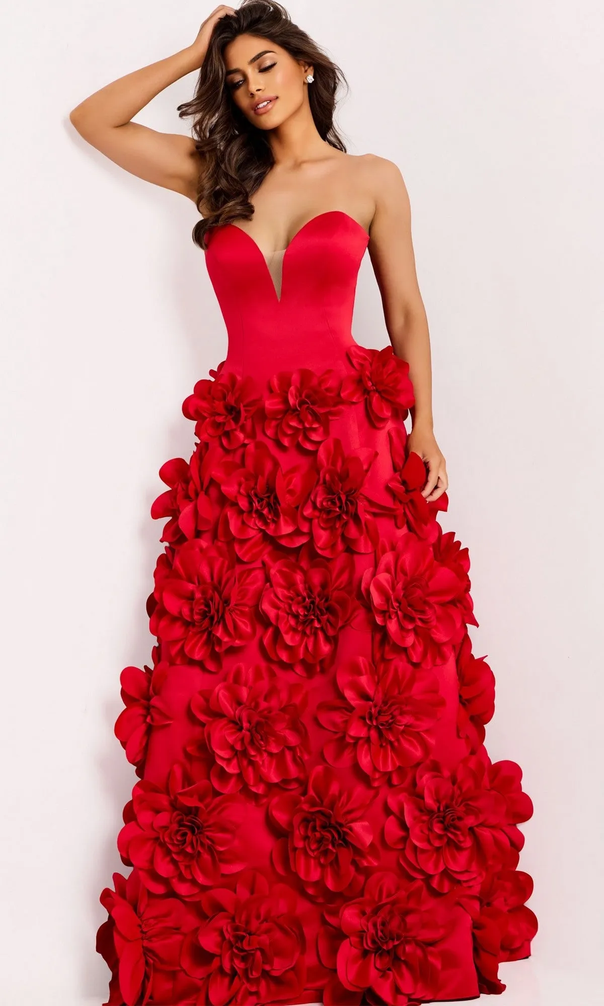 Long Prom Dress: Jovani 45661 sold by PromGirl product image thumbnail 3
