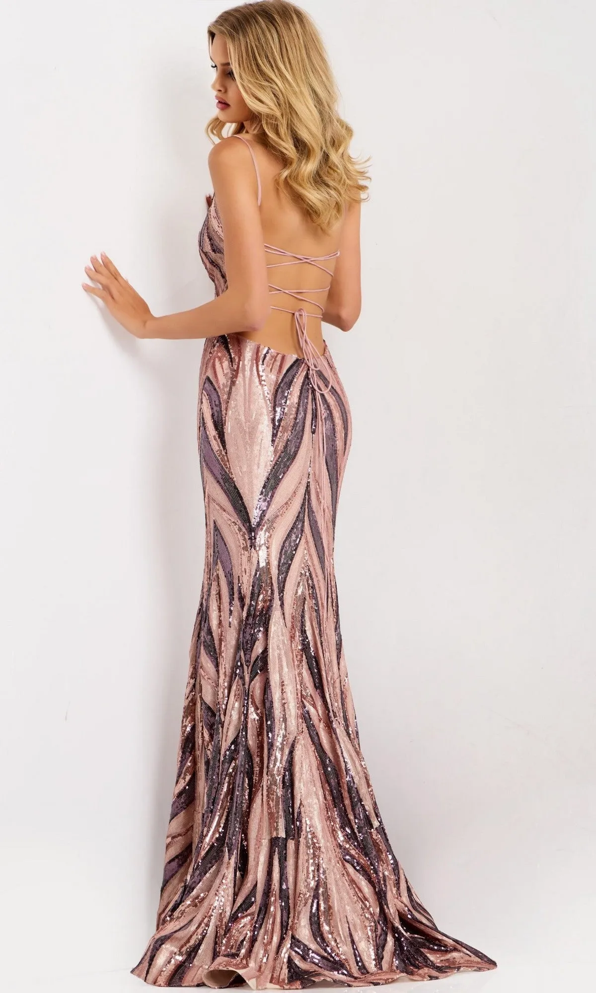 Long Prom Dress: Jovani 49375 sold by PromGirl product image thumbnail 2