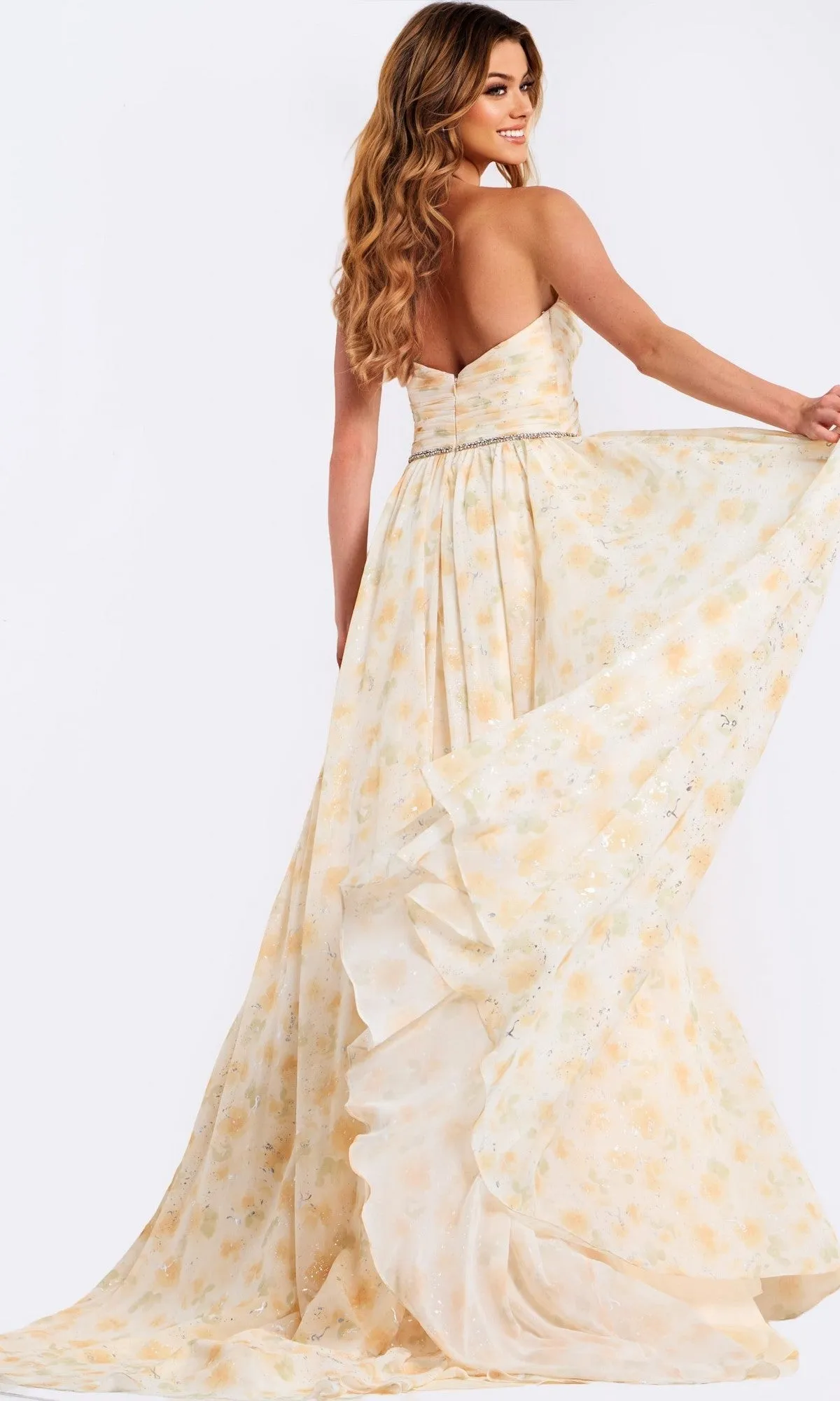 Long Prom Dress: Jovani 48139 sold by PromGirl product image thumbnail 2