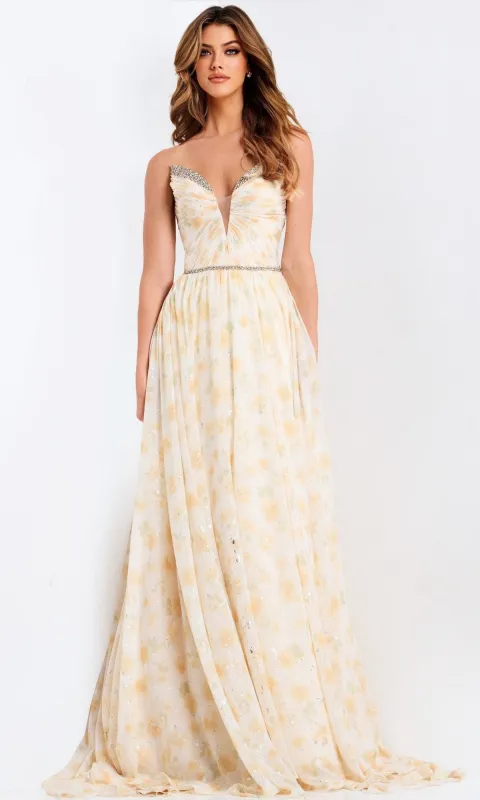 Long Prom Dress: Jovani 48139 sold by PromGirl