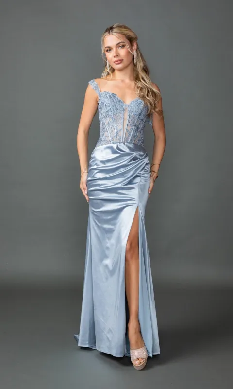 Long Prom Dress: Dancing Queen 4536 sold by PromGirl