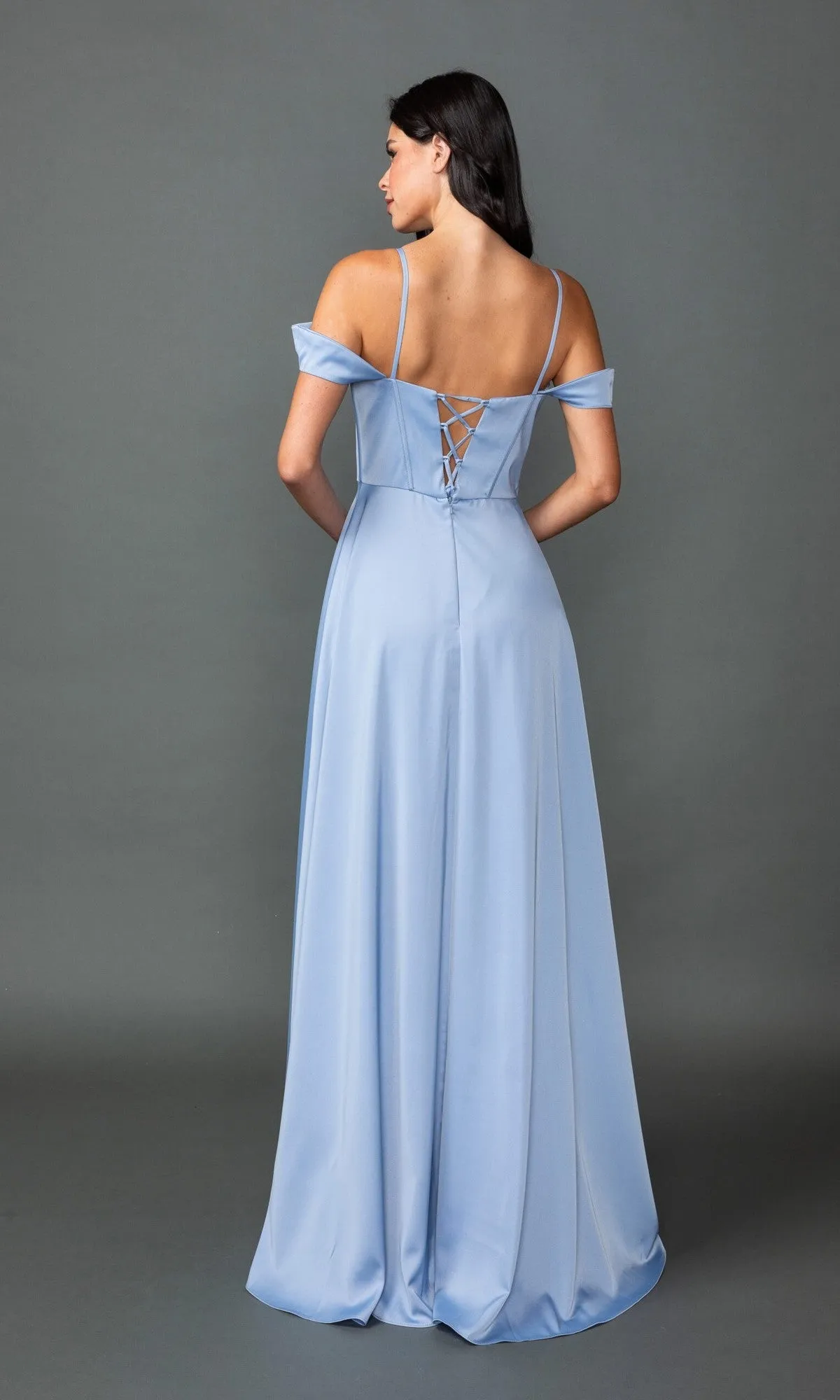 Lace-Up Long Corset Prom Dress: Dancing Queen 4544 sold by PromGirl product image thumbnail 2