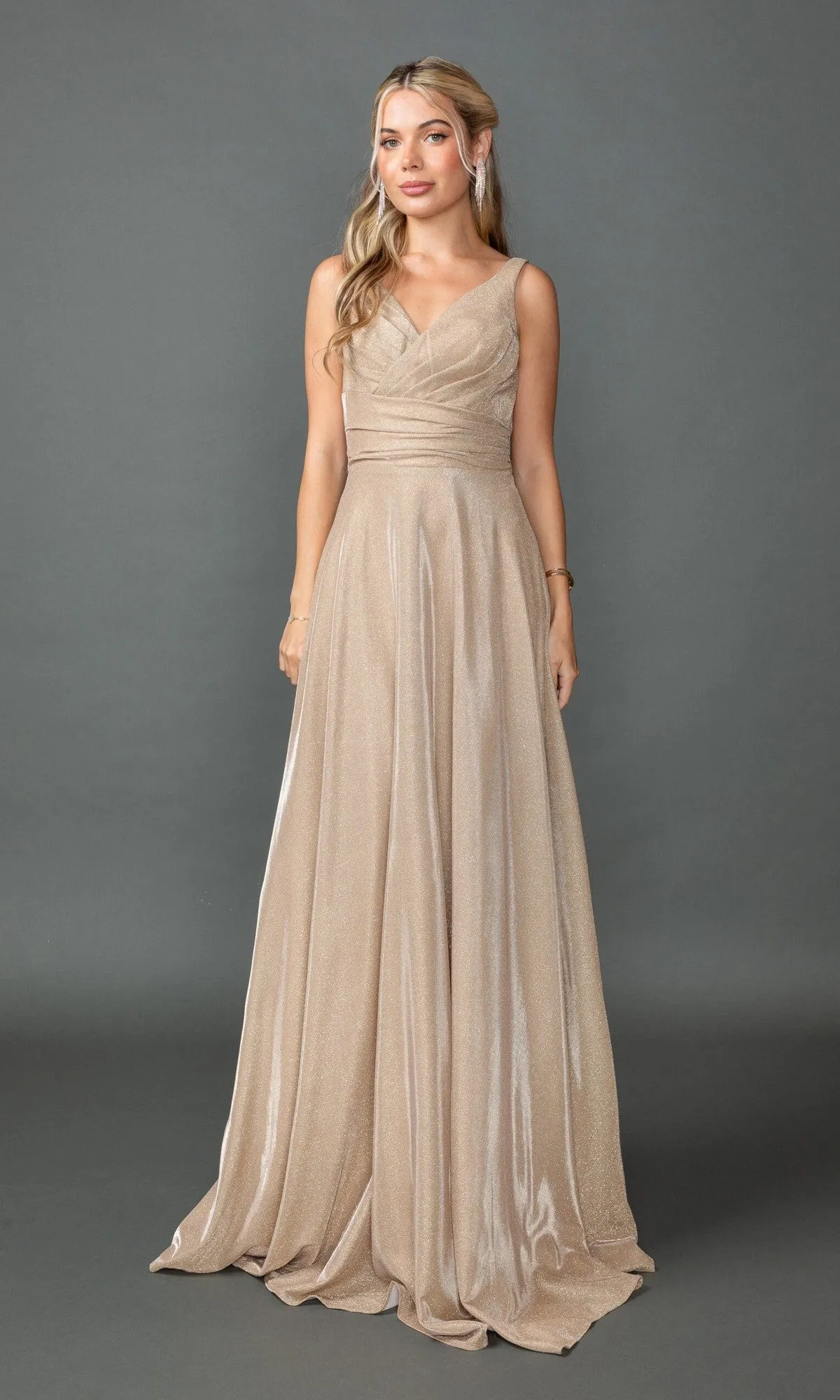Lace-Up Long Glitter Prom Dress: Dancing Queen 4545 sold by PromGirl product image thumbnail 3