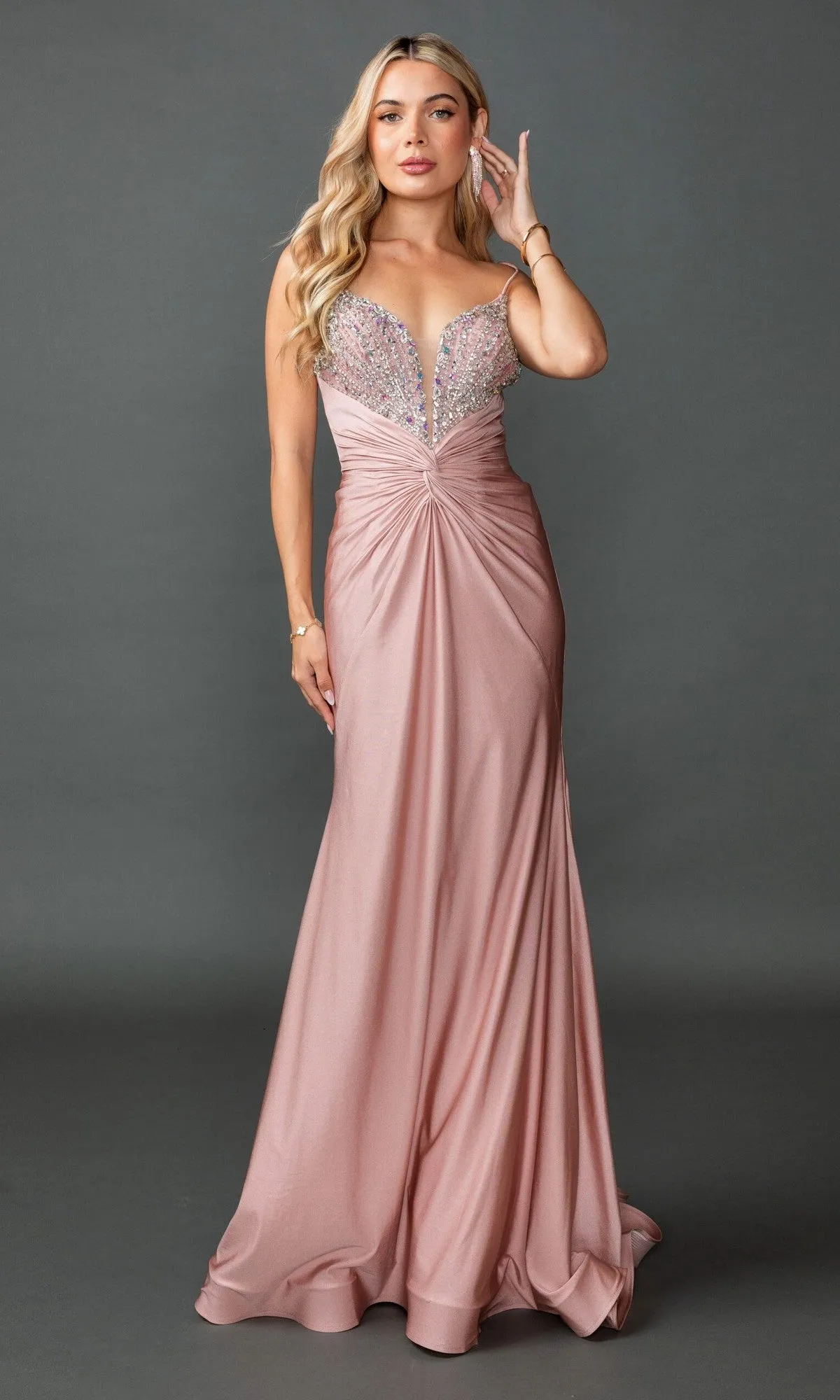 Lace-Up Long Pink Prom Dress: Dancing Queen 4553 sold by PromGirl product image thumbnail 4