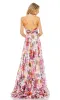 Long Print Halter Formal Dress: Mac Duggal 68101 sold by PromGirl