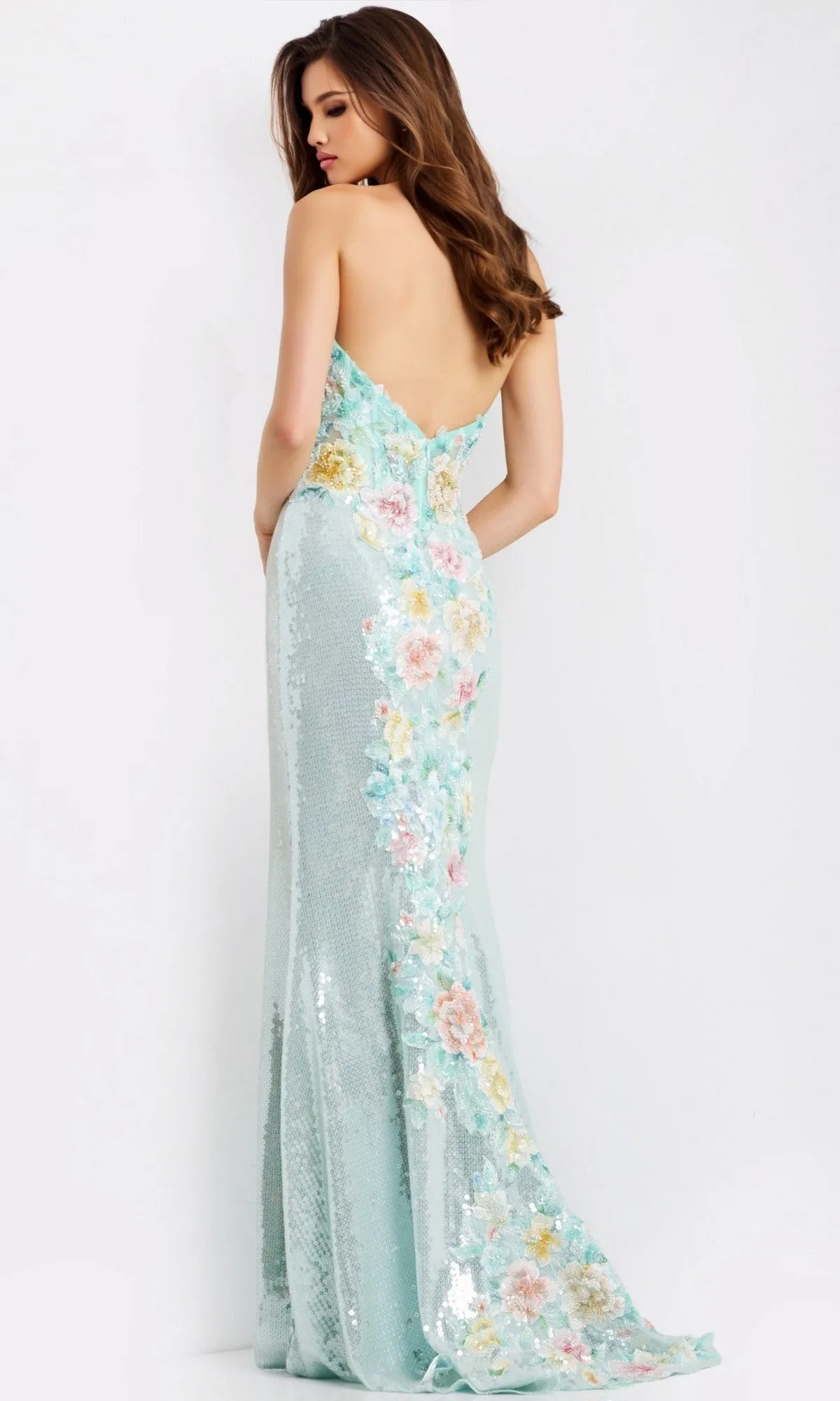 Long Prom Dress: Jovani 49627 sold by PromGirl product image thumbnail 2