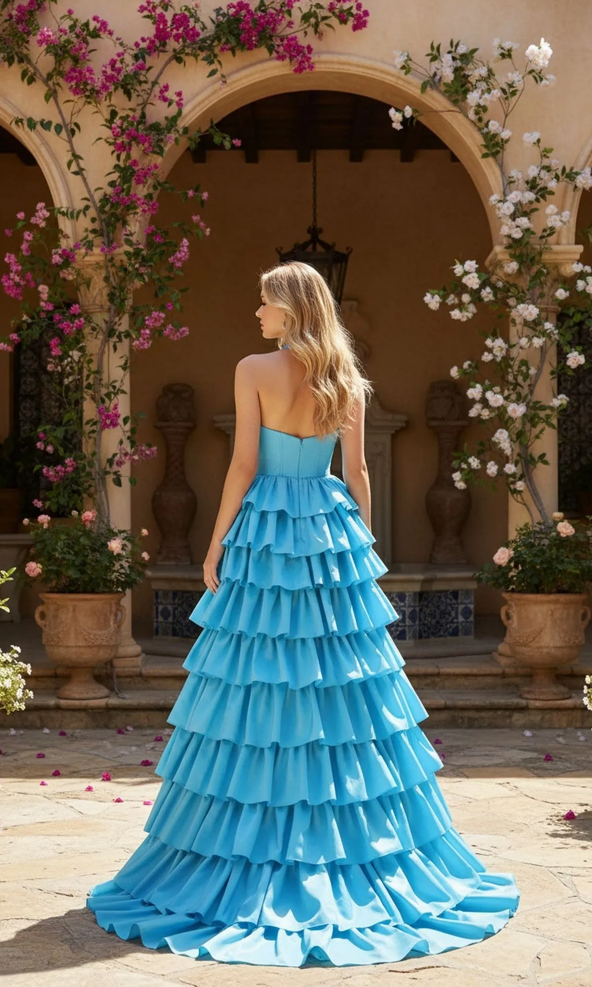 Halter Prom Ball Gown: PromGirl Exclusive 250045 sold by PromGirl product image thumbnail 2