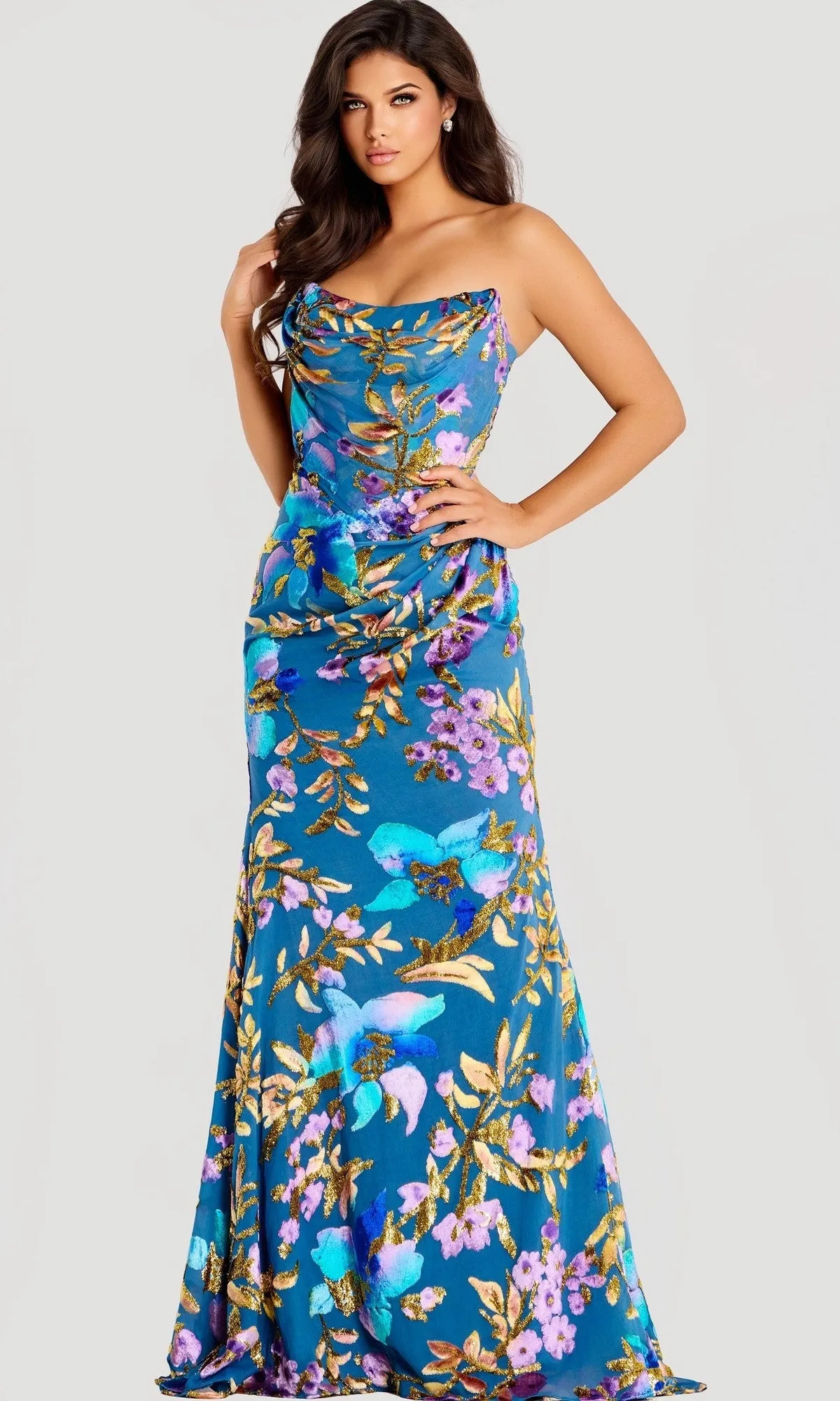 Long Prom Dress: Jovani 47654 sold by PromGirl product image thumbnail 4